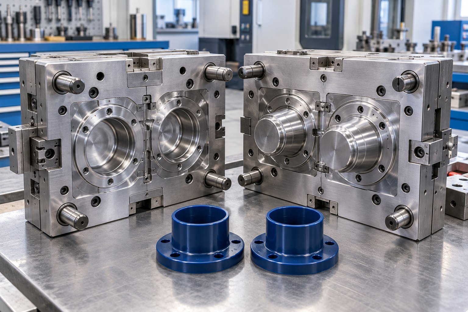 Production Tooling — illustrative injection mold tooling concept