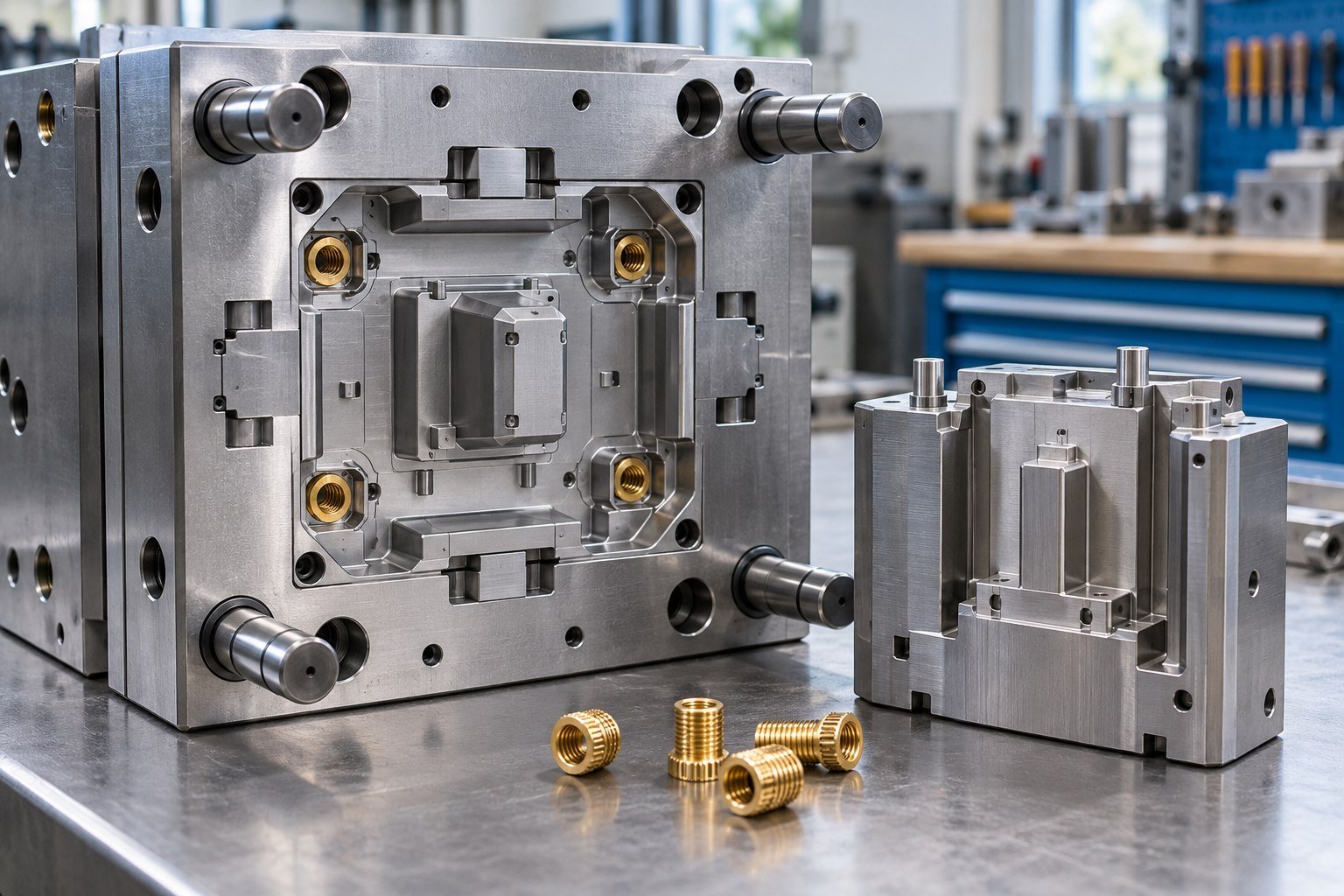 Insert Construction — illustrative injection mold tooling concept