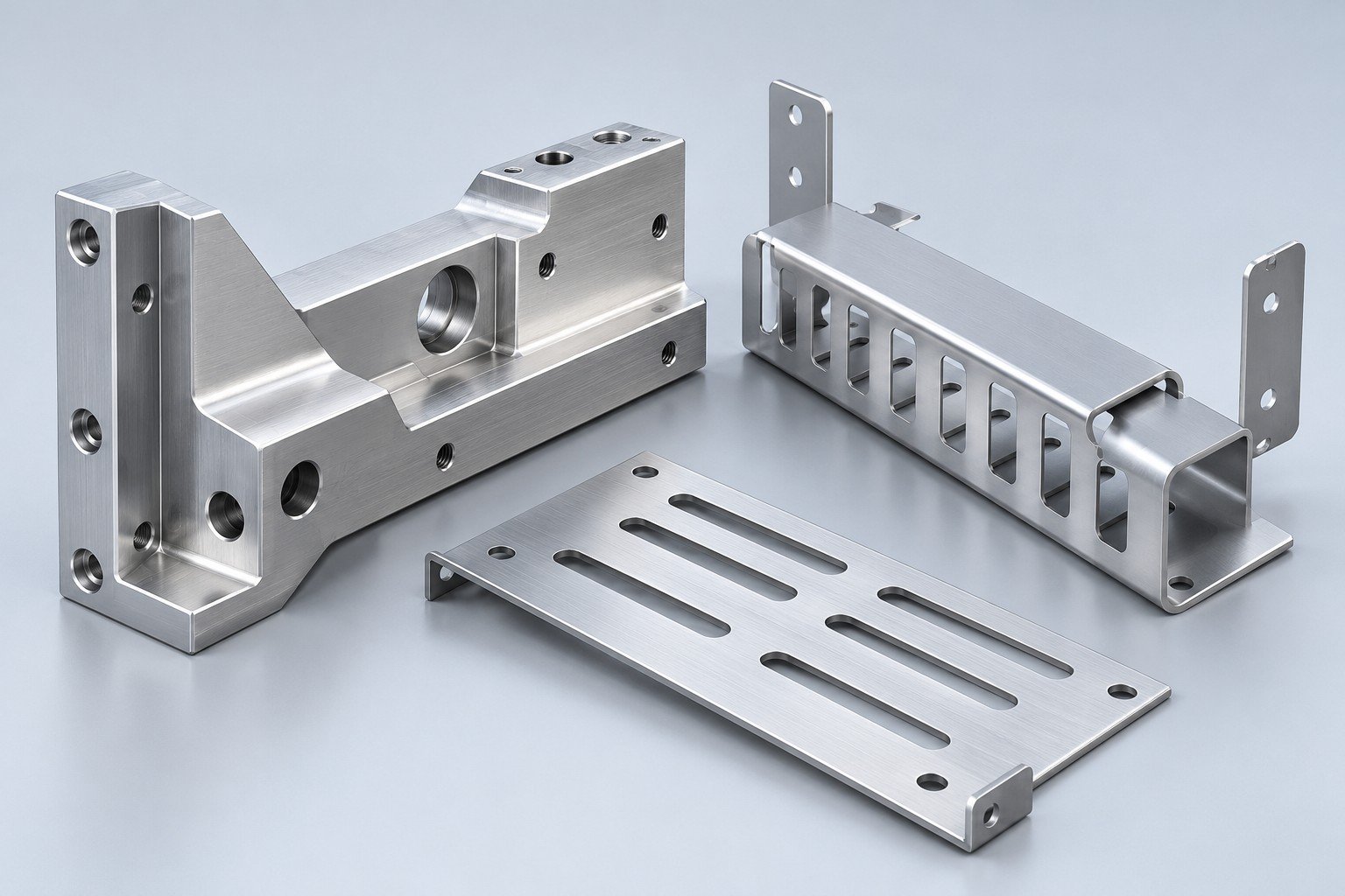 Illustrative AI & Data Centers manufactured component; page-specific concept, not a customer part