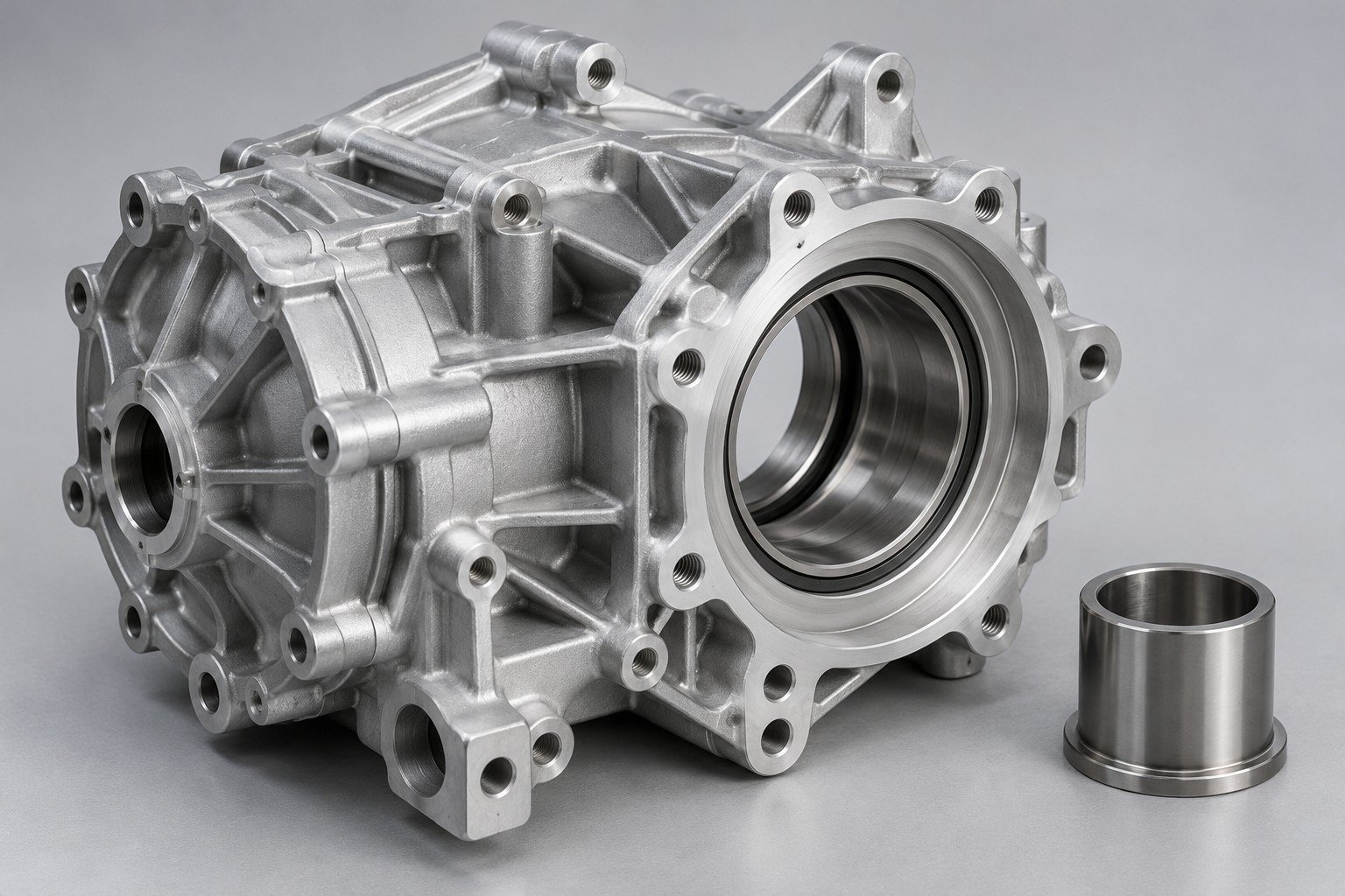 Illustrative Automotive & EV manufactured component; page-specific concept, not a customer part