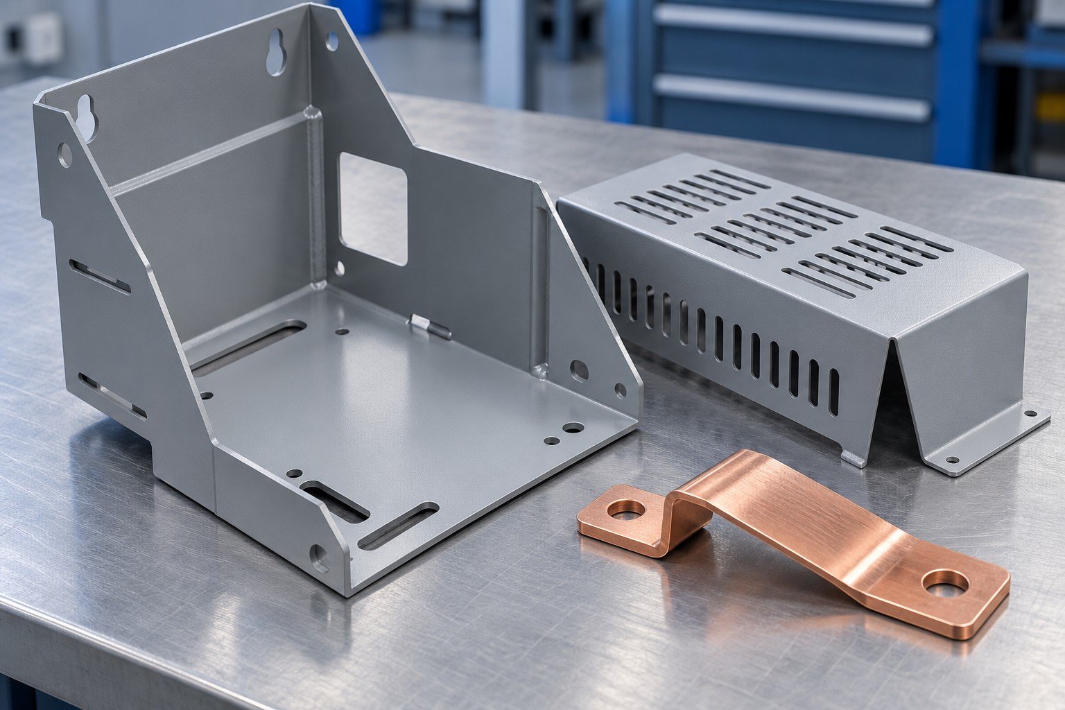 Illustrative Energy & Storage manufactured component; page-specific concept, not a customer part