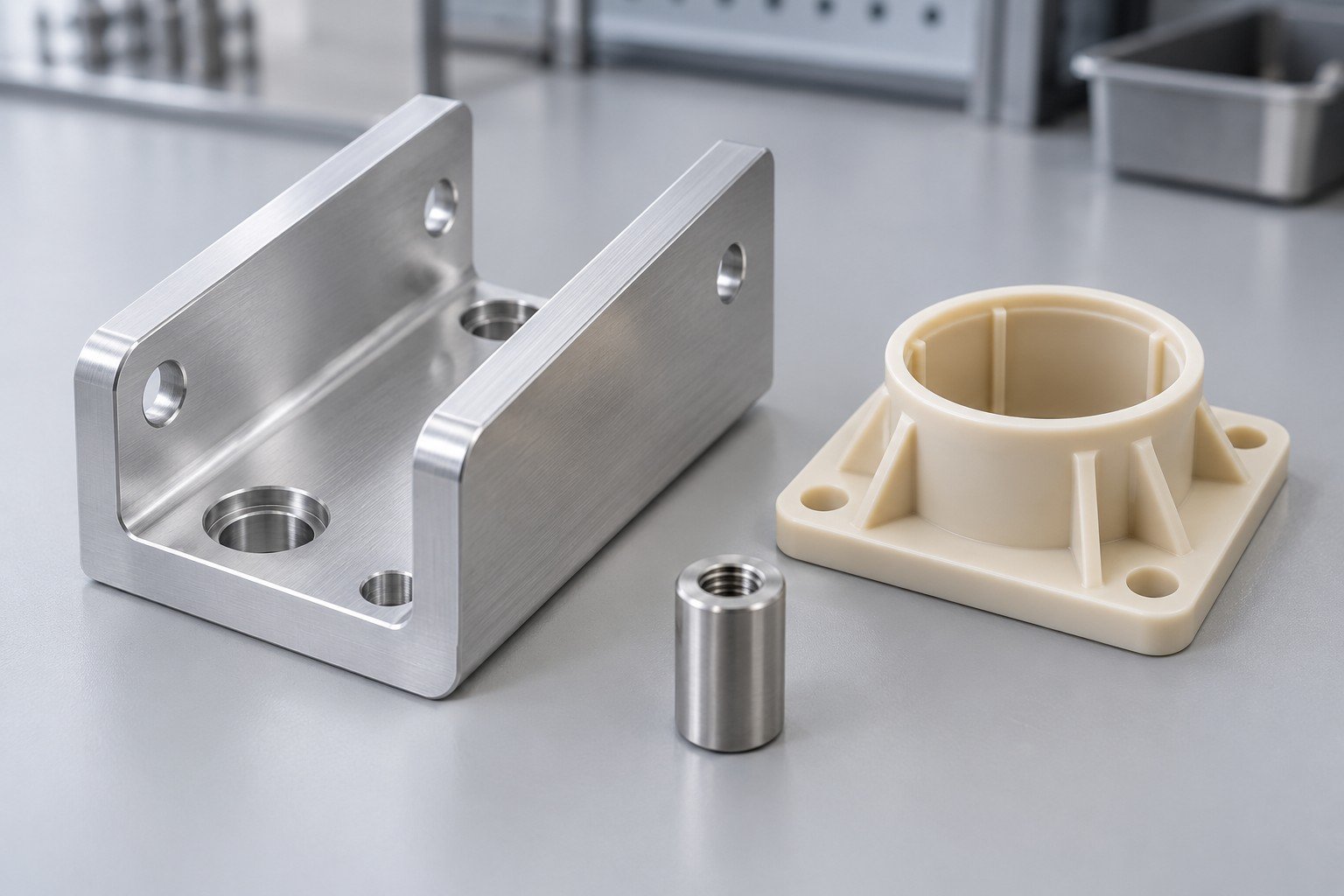 Illustrative Medical Devices manufactured component; page-specific concept, not a customer part