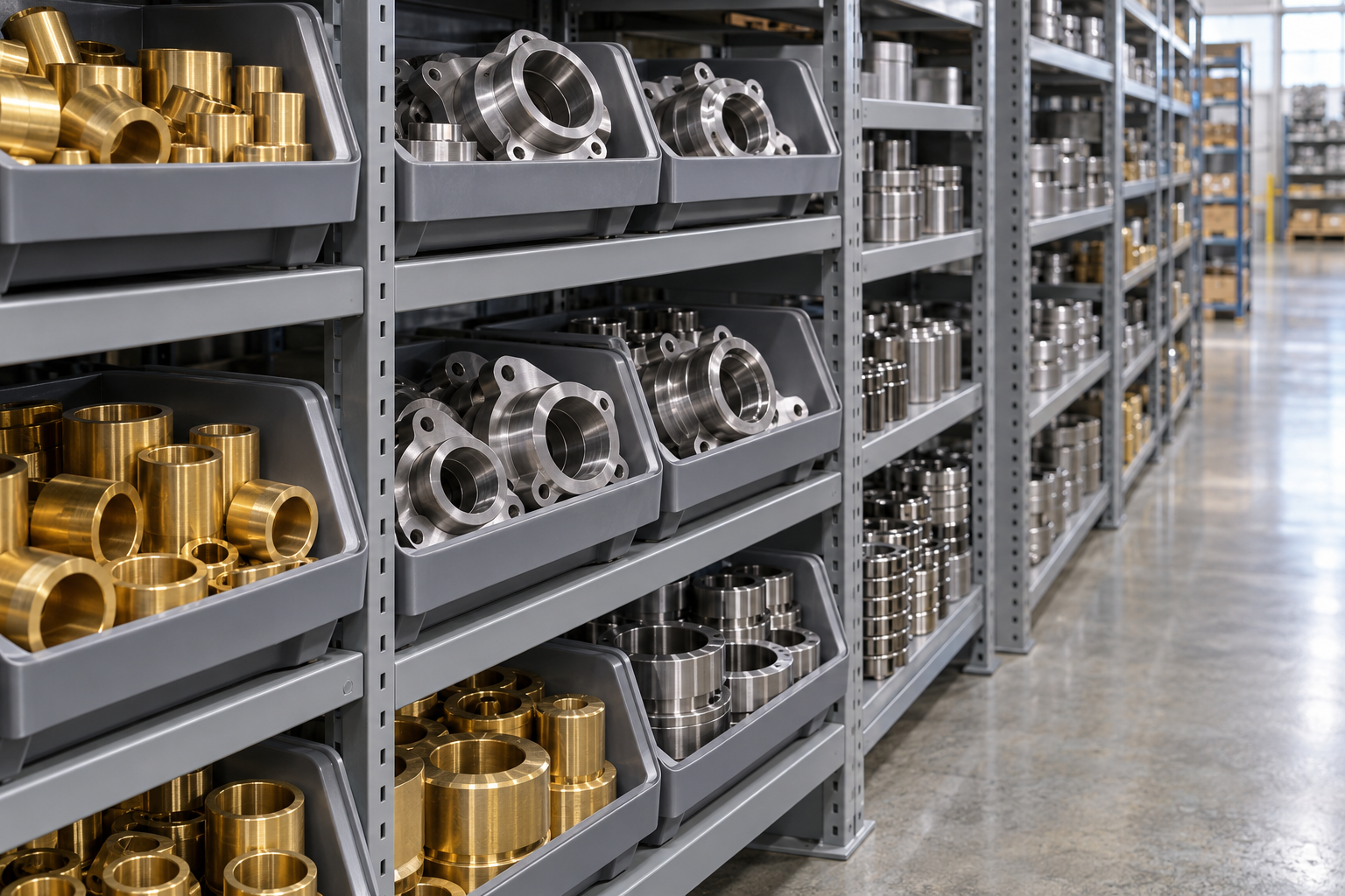Illustrative buffer inventory planning concept; not actual customer parts