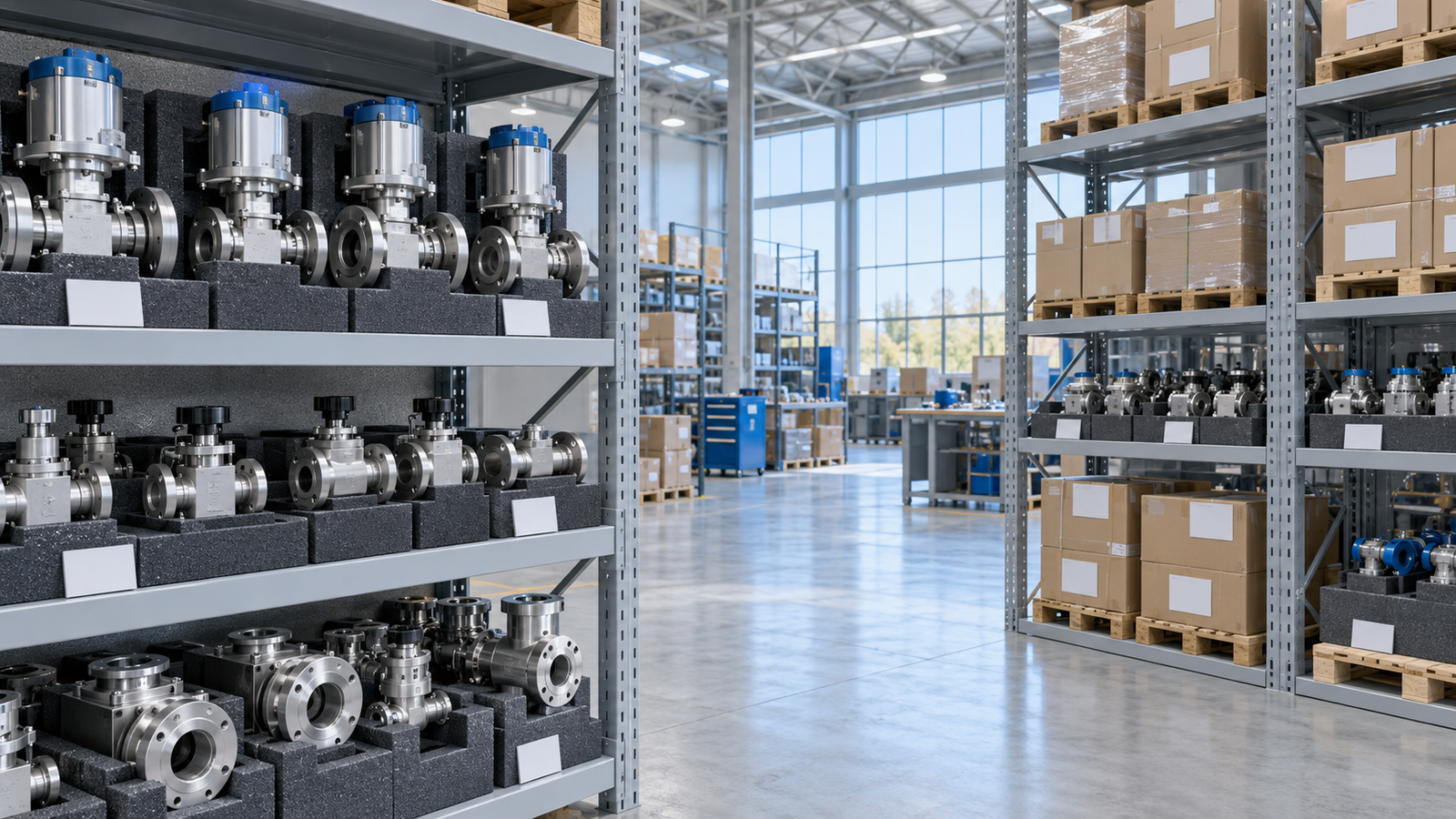 Illustrative identified custom parts organized for planned releases