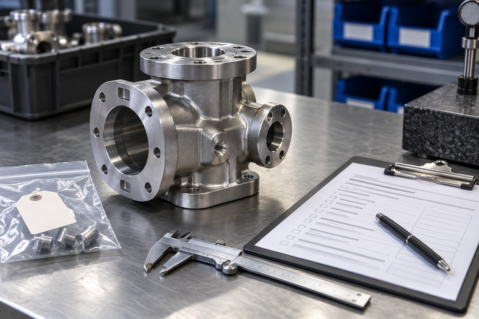 Illustrative part-lot and inspection-record concept