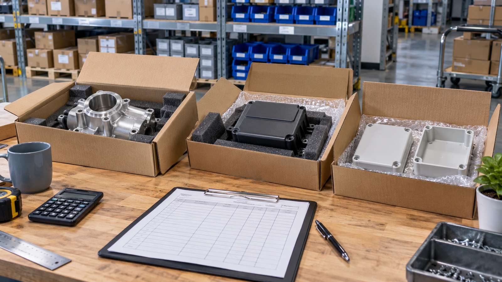 Illustrative repeat orders planning for custom-part inventory