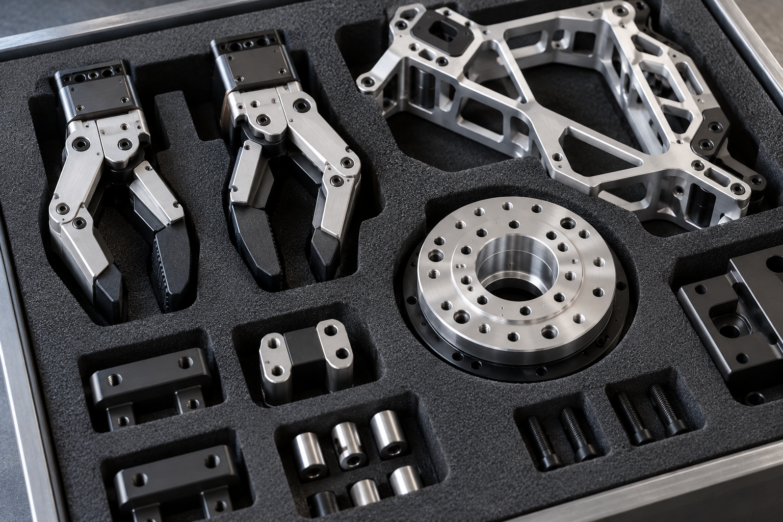 Illustrative robotics inventory planning concept; not actual customer parts