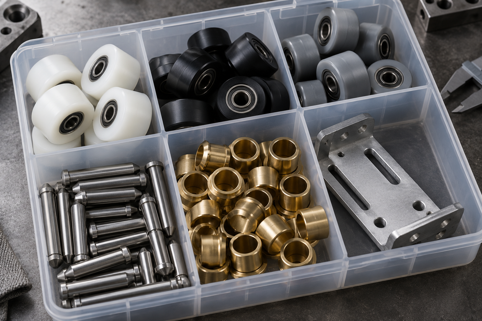 Illustrative service inventory planning concept; not actual customer parts