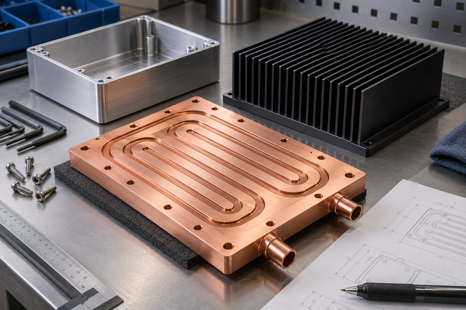 Illustrative thermal inventory planning concept; not actual customer parts