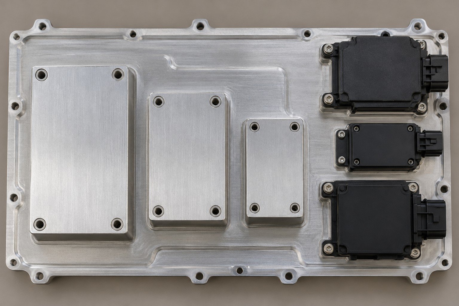 Illustrative module layout and mounting concept, not documentary company or customer photography