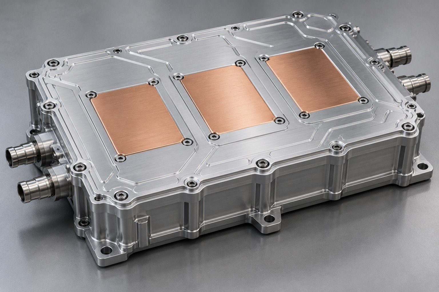 Illustrative liquid cold plates concept, not documentary company or customer photography