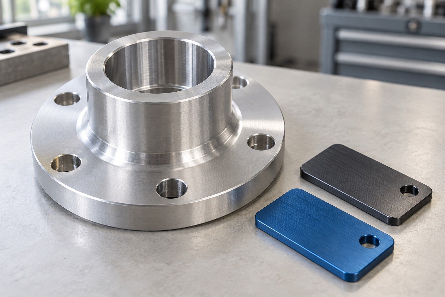 Alloy & Finish Review — illustrative anodizing planning concept