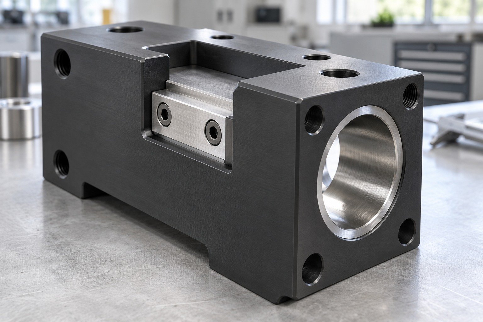 Your Custom Part — Your Part — illustrative anodized aluminum component