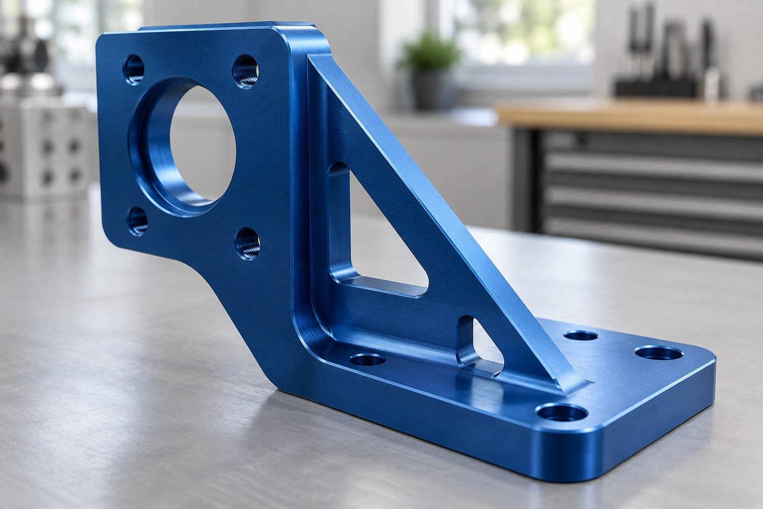 Anodize & Finish — illustrative aluminum finishing stage
