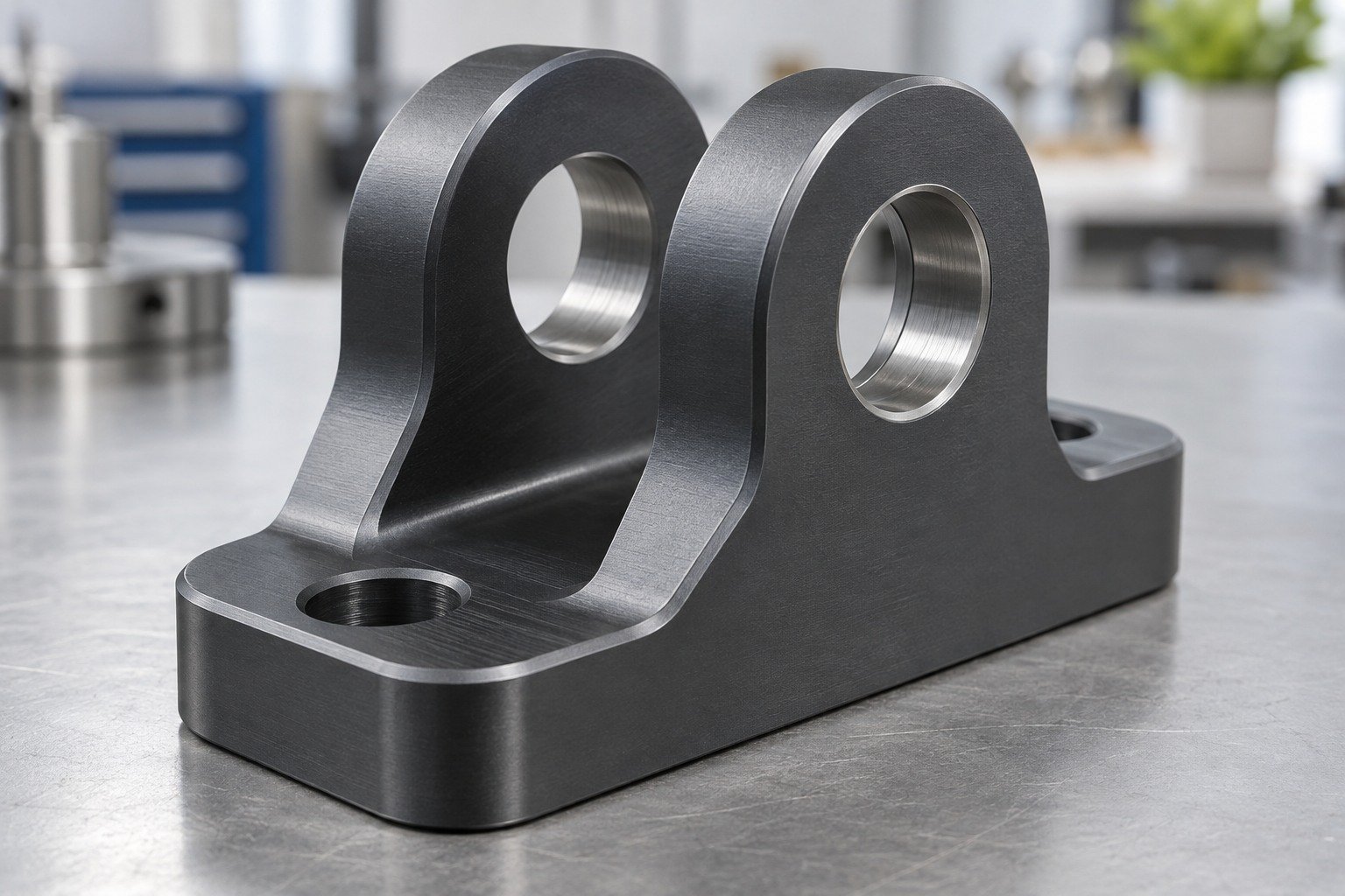 7075 Aluminum — illustrative aluminum finish concept