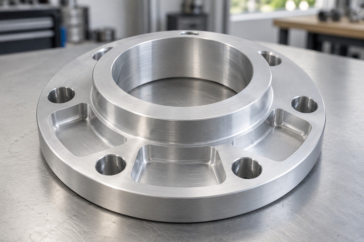 6061 Aluminum — illustrative aluminum finish concept