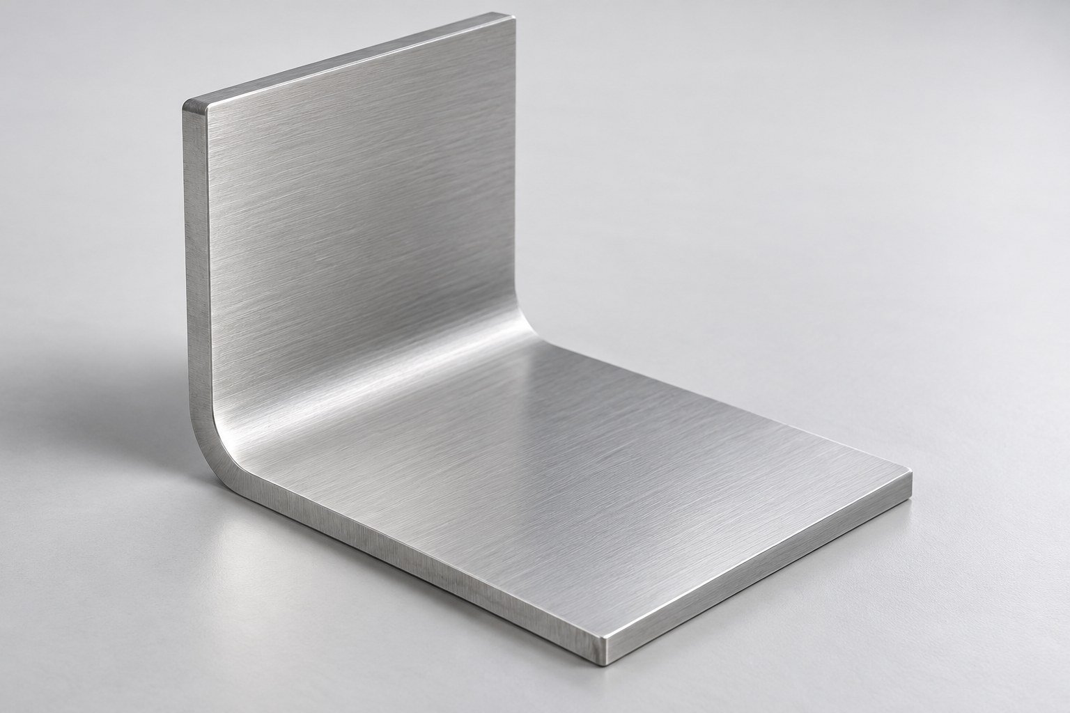 Radius & Grain — illustrative formed sheet metal detail