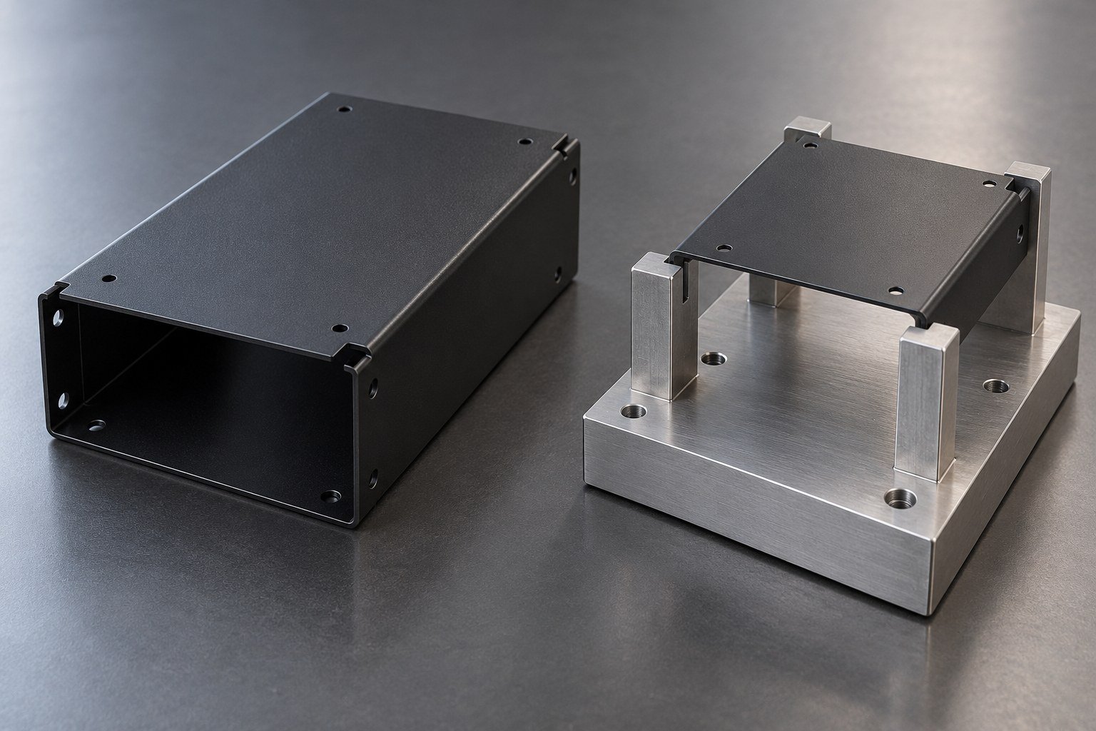 Enclosures & Chassis — Acceptance — illustrative sheet metal part