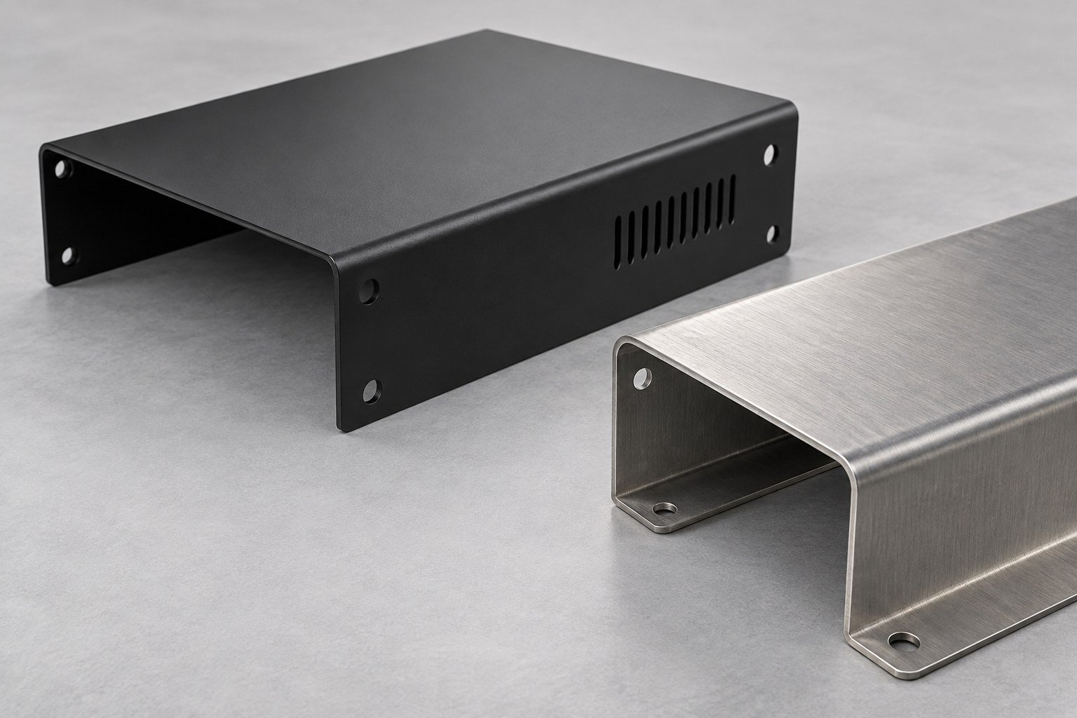 Enclosures & Chassis — Material — illustrative sheet metal part