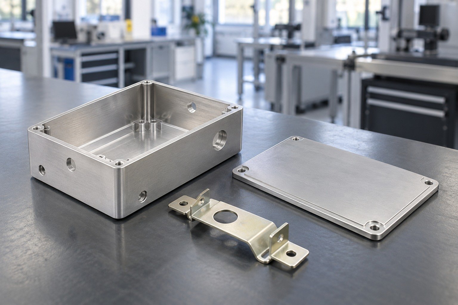 Treated Samples — illustrative aluminum chem-film component