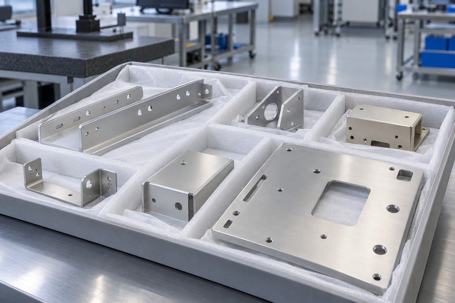 Repeat Delivery — illustrative aluminum chem-film component