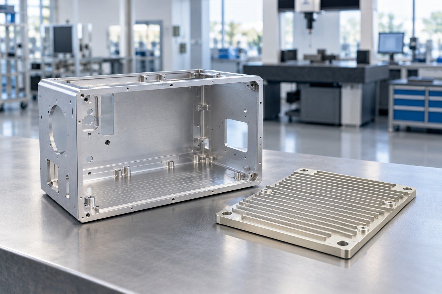 Your Custom Part — Acceptance — illustrative aluminum chem-film component