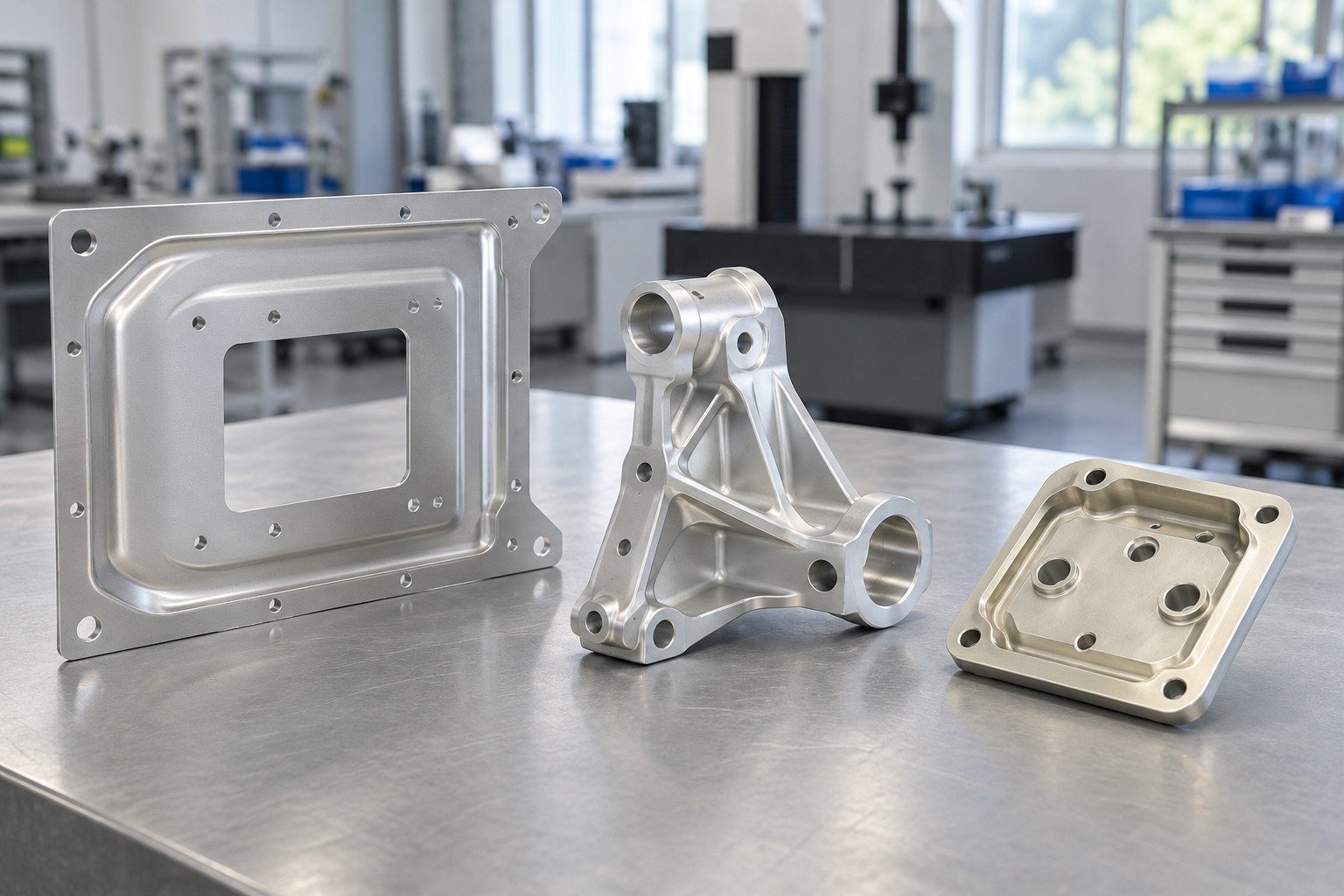 Your Custom Part — Chemistry & Callout — illustrative aluminum chem-film component