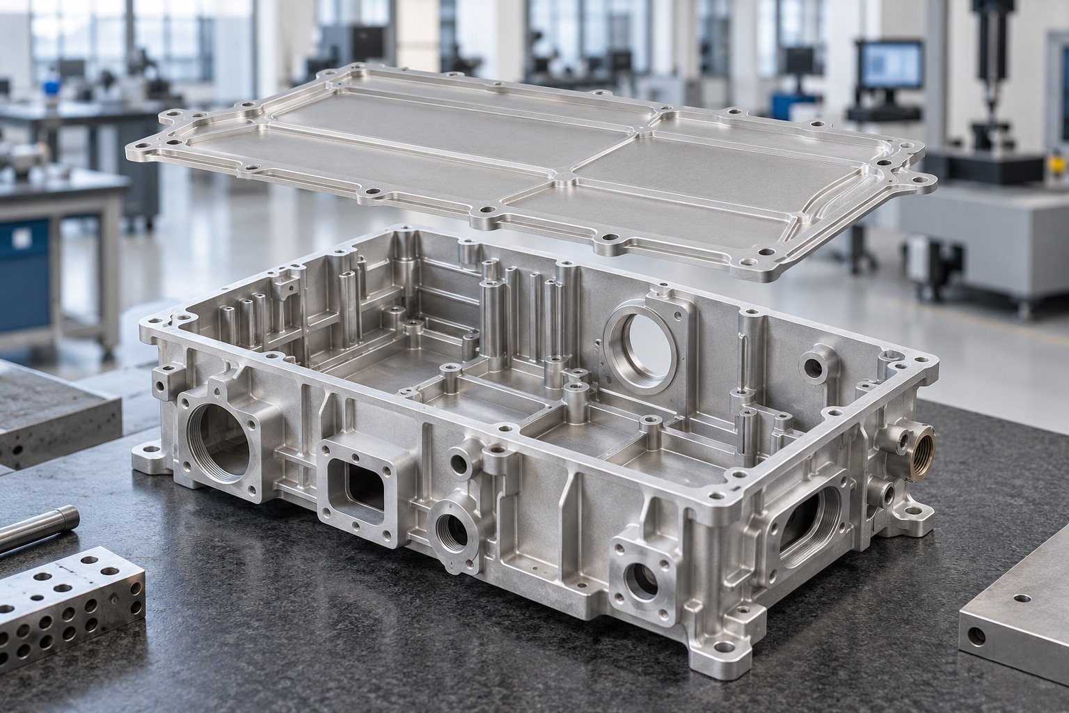 Your Custom Part — Your Part — illustrative aluminum chem-film component