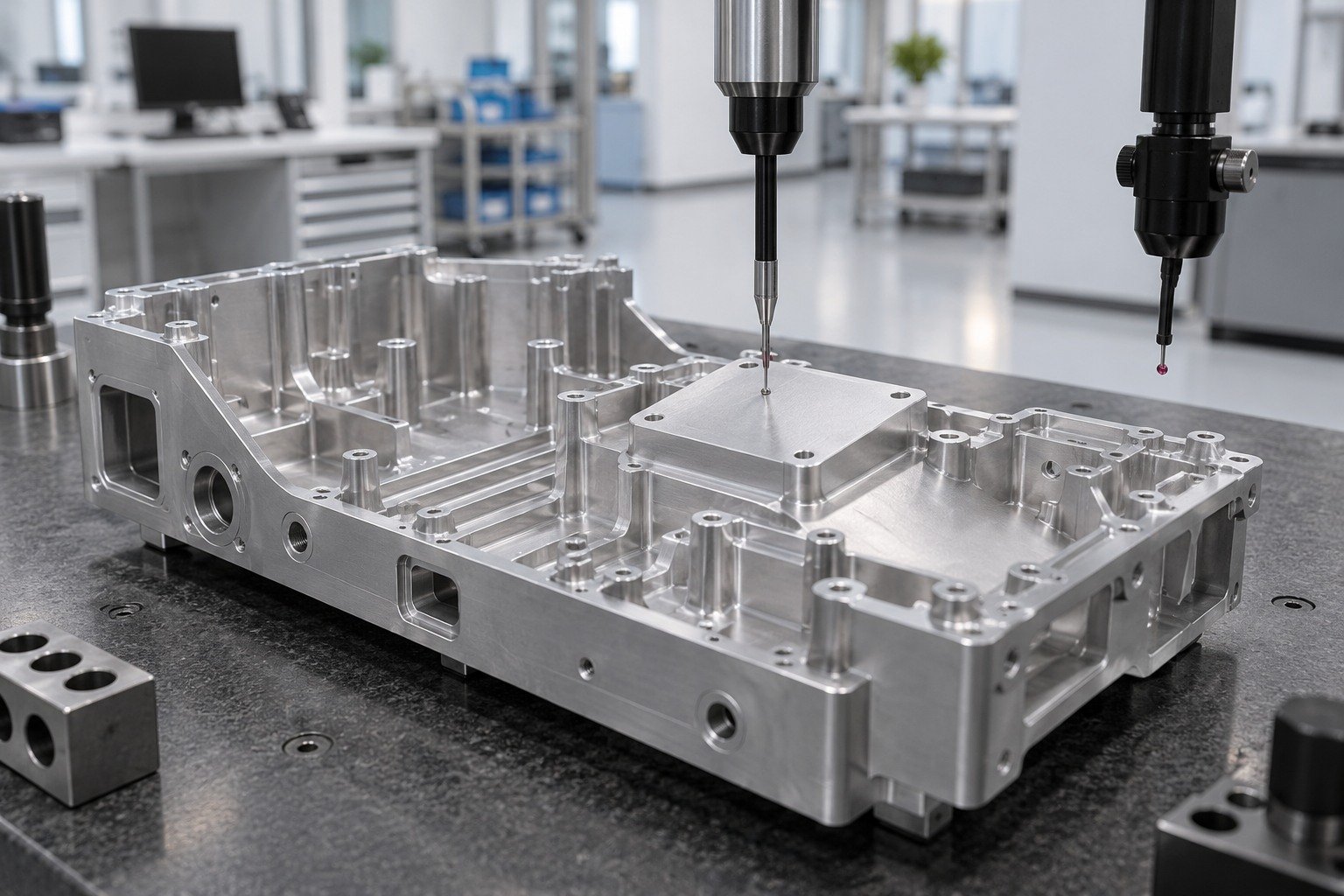 Contact Surfaces — illustrative aluminum chem-film component