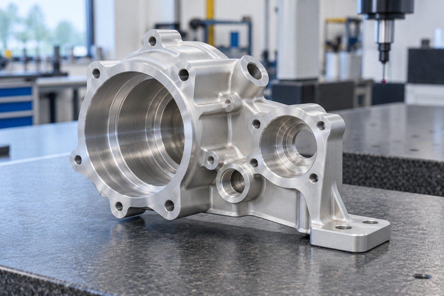 Machined Housings — Your Part — illustrative aluminum chem-film component