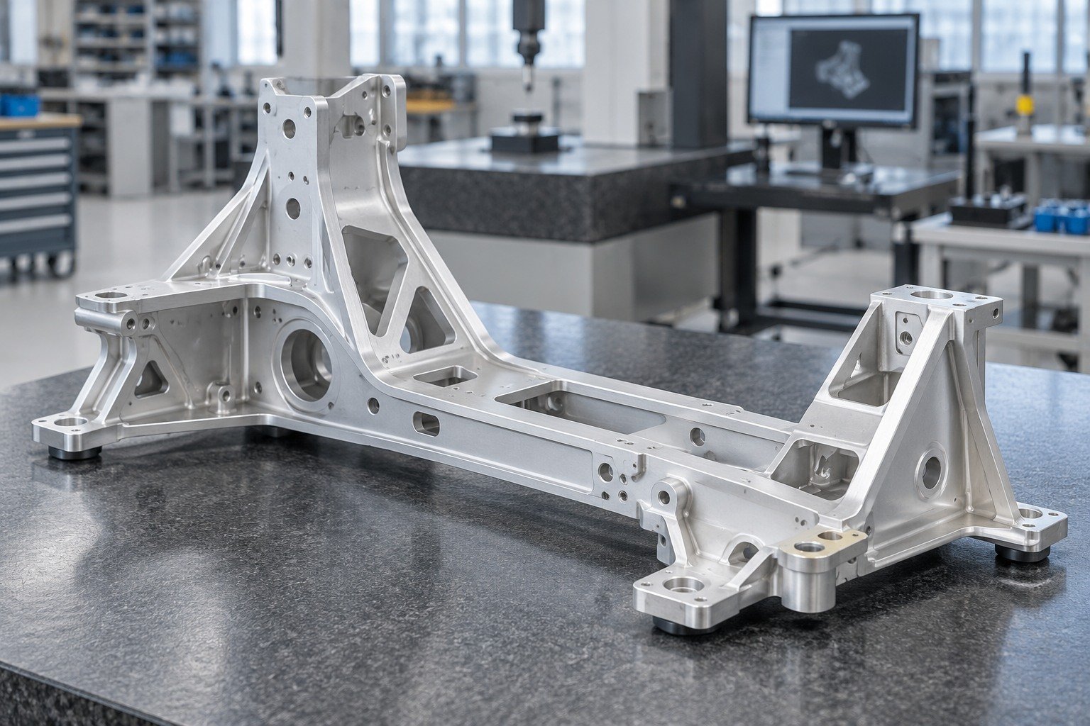 Mounting Frames — illustrative aluminum chem-film component