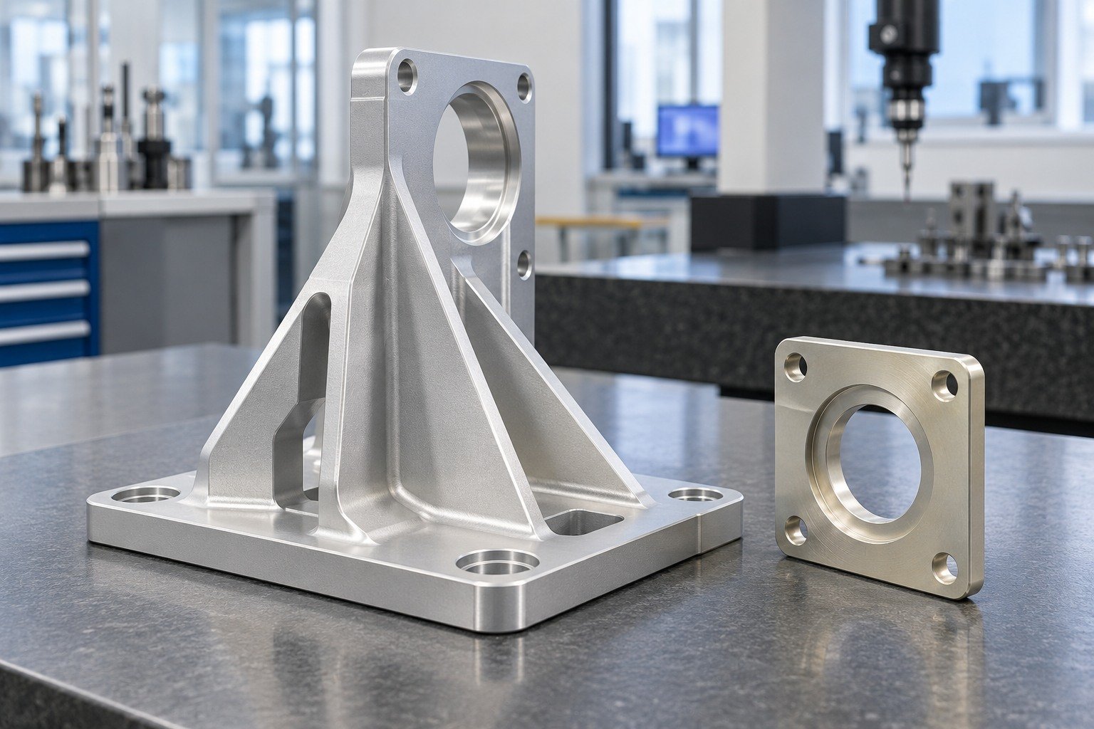 Brackets & Frames — Acceptance — illustrative aluminum chem-film component
