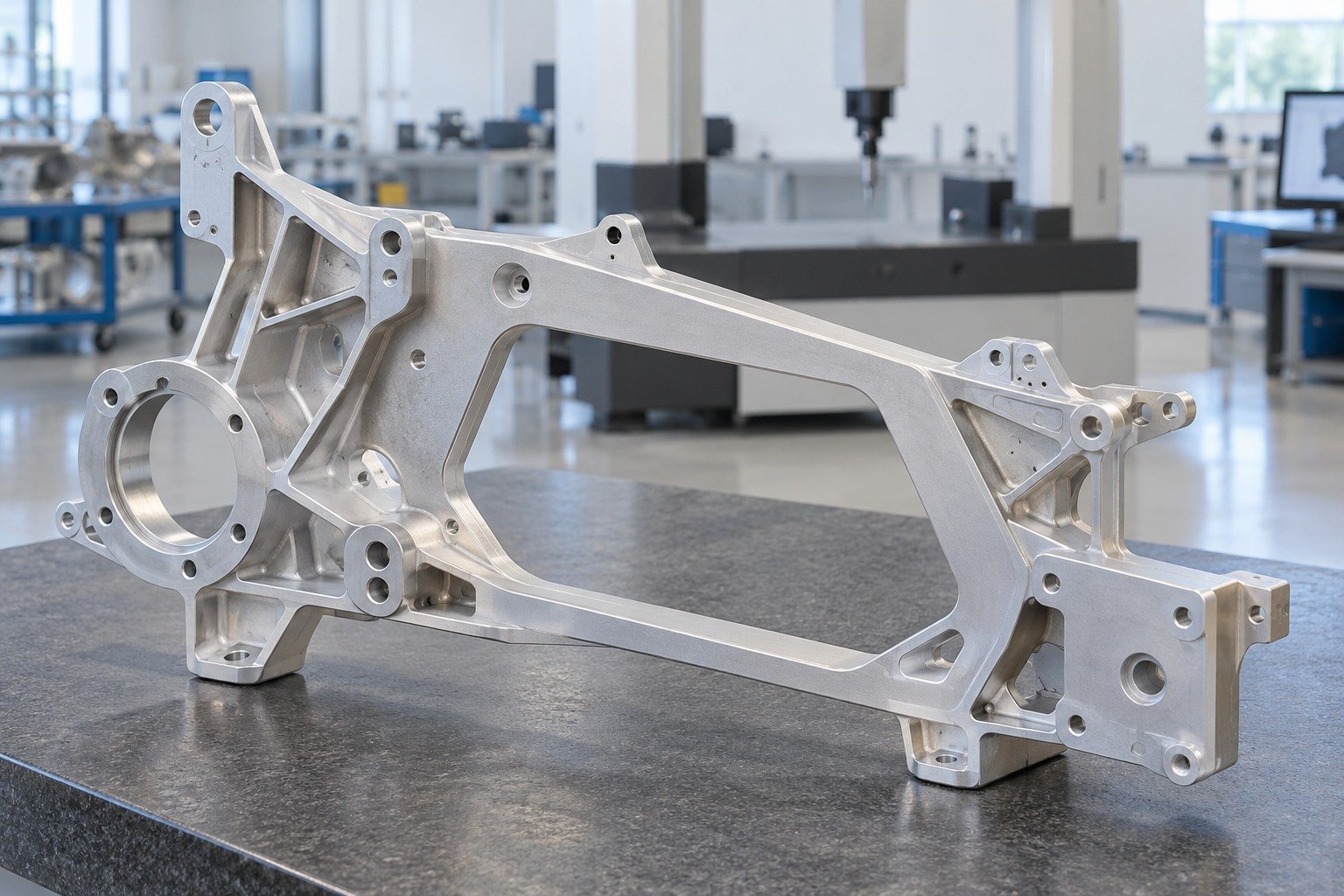 Brackets & Frames — Your Part — illustrative aluminum chem-film component