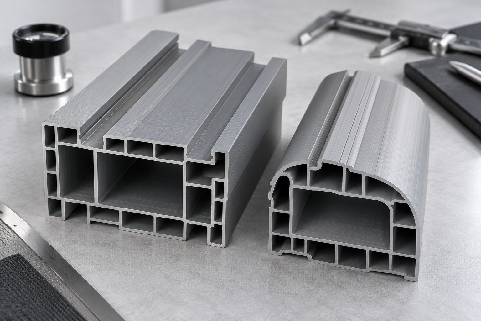 Extruded Samples — illustrative extrusion planning concept