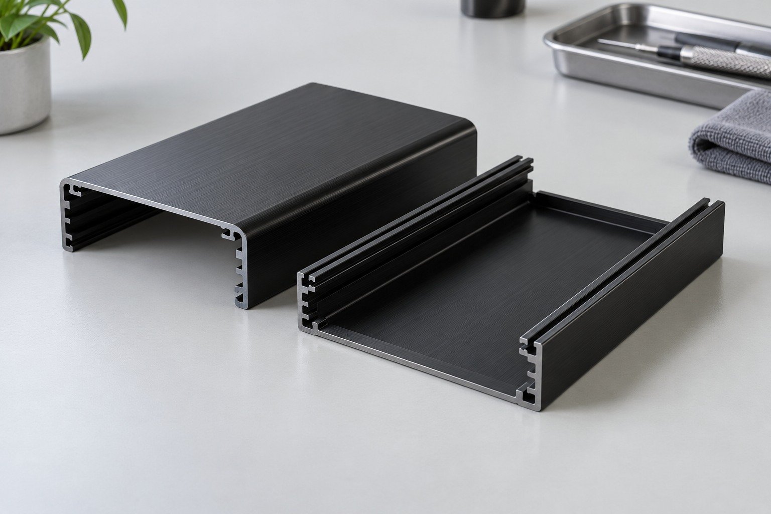 Enclosure Sections — illustrative extruded profile