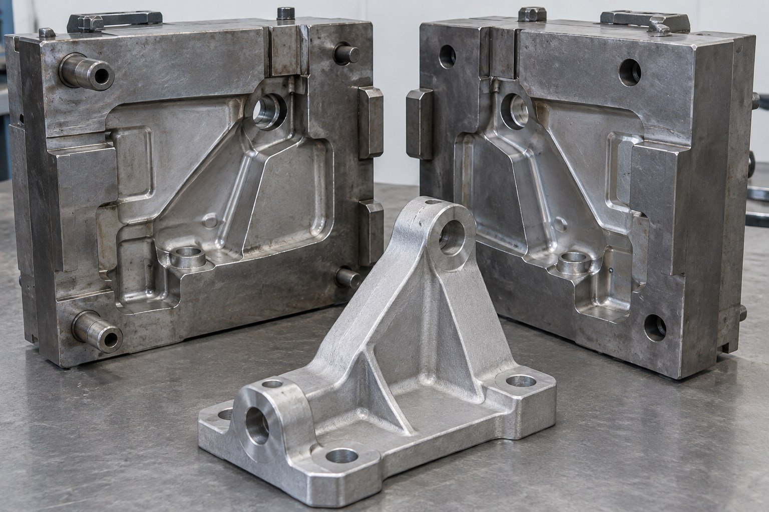 Mounting Brackets — Tooling — Illustrative component concept.
