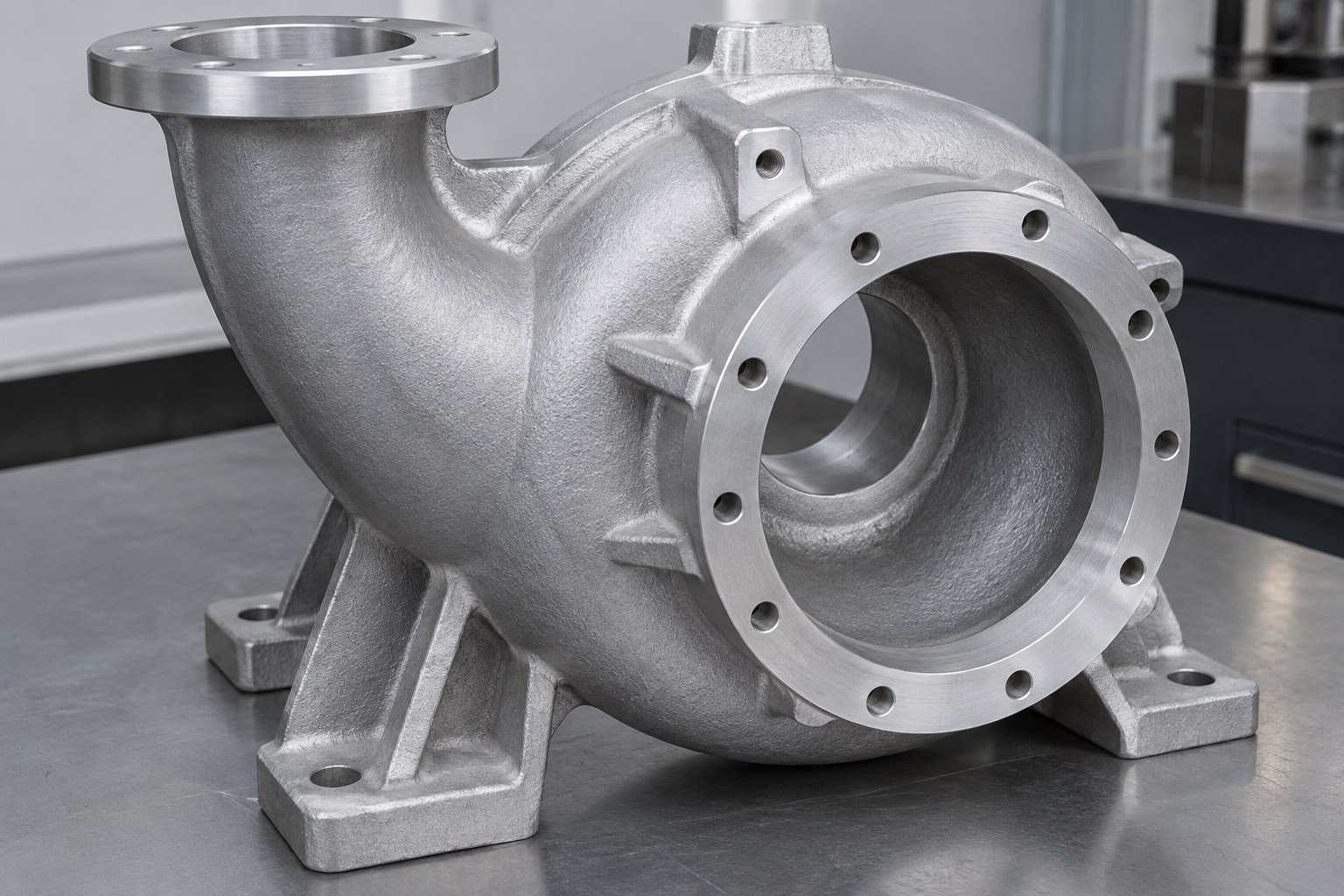 Pump & Valve Bodies — Alloy — Illustrative component concept.