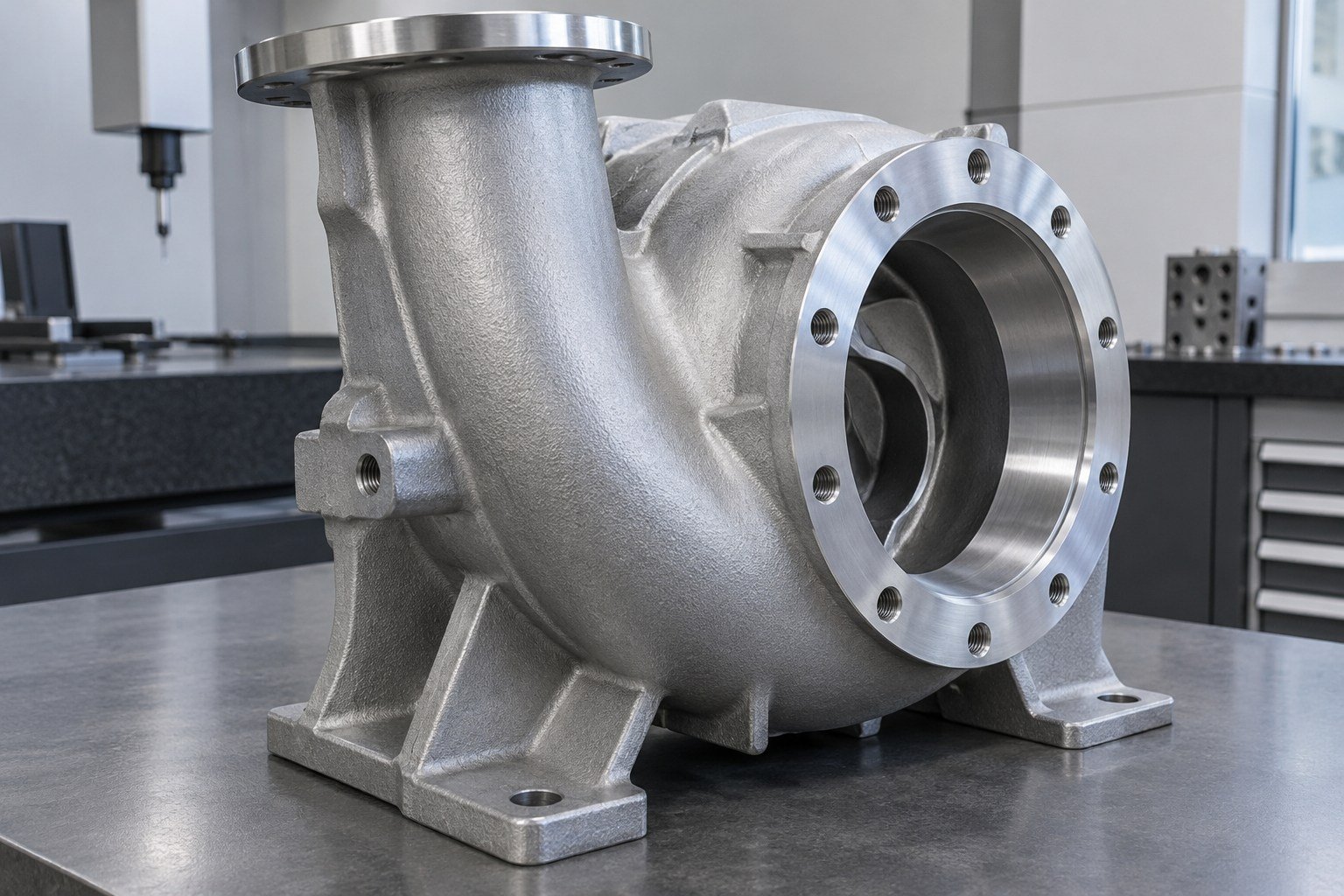 Pump & Valve Bodies — Your Part — Illustrative component concept.