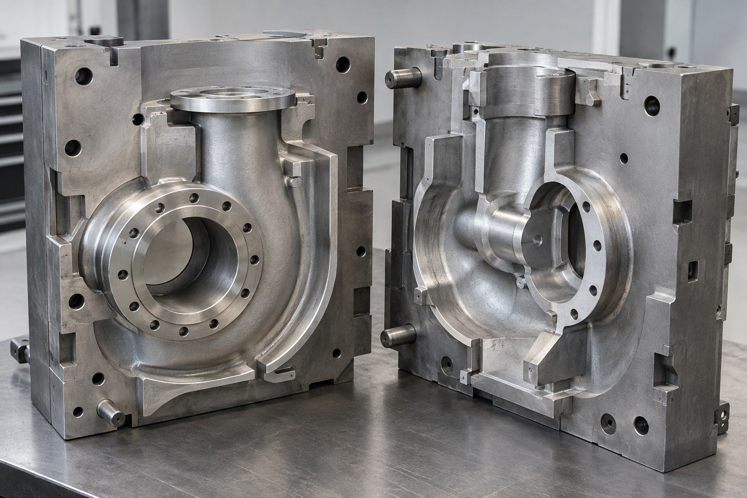 Pump & Valve Bodies — Tooling — Illustrative component concept.