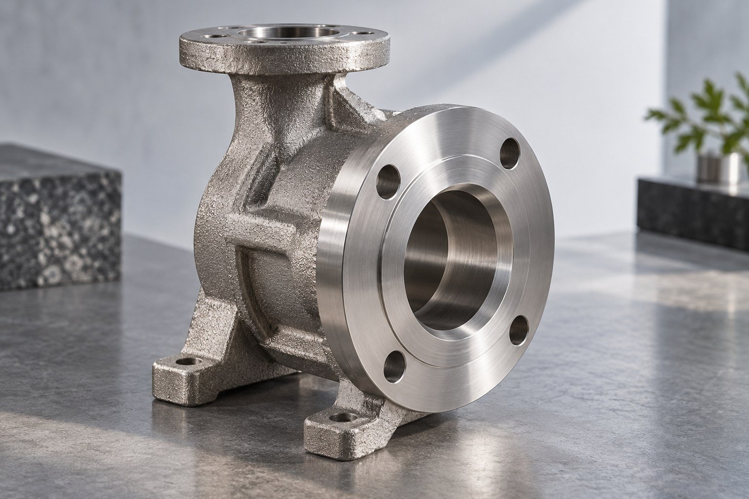 Illustrative investment casting design review component
