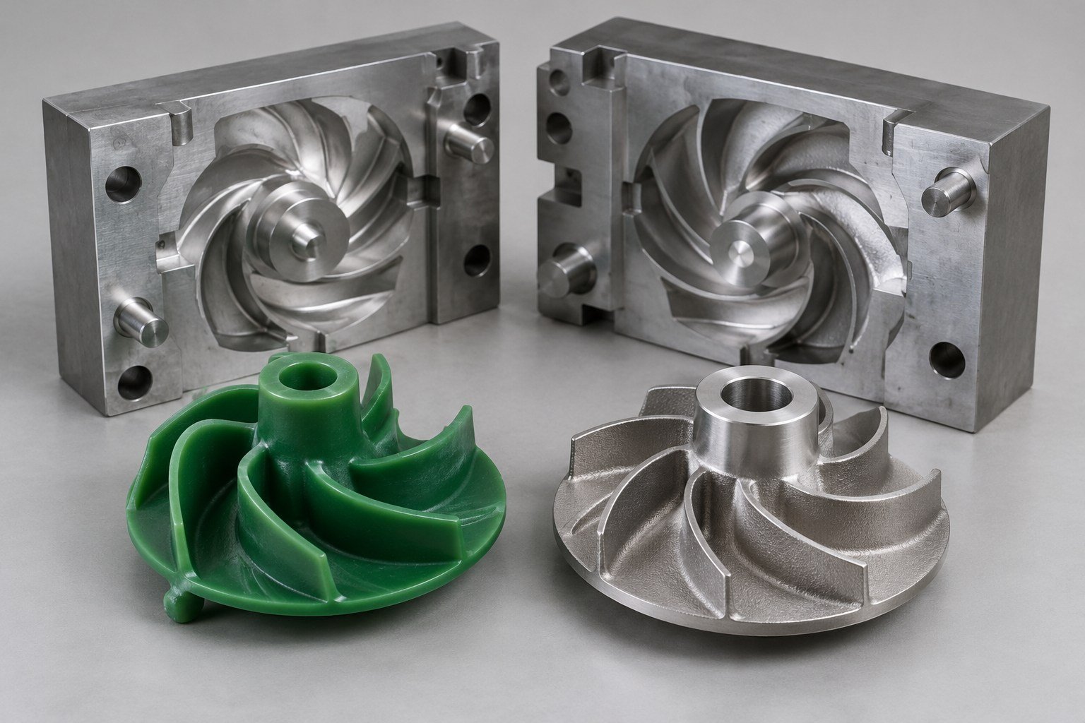 Impellers — Pattern & Shell — Illustrative component concept.