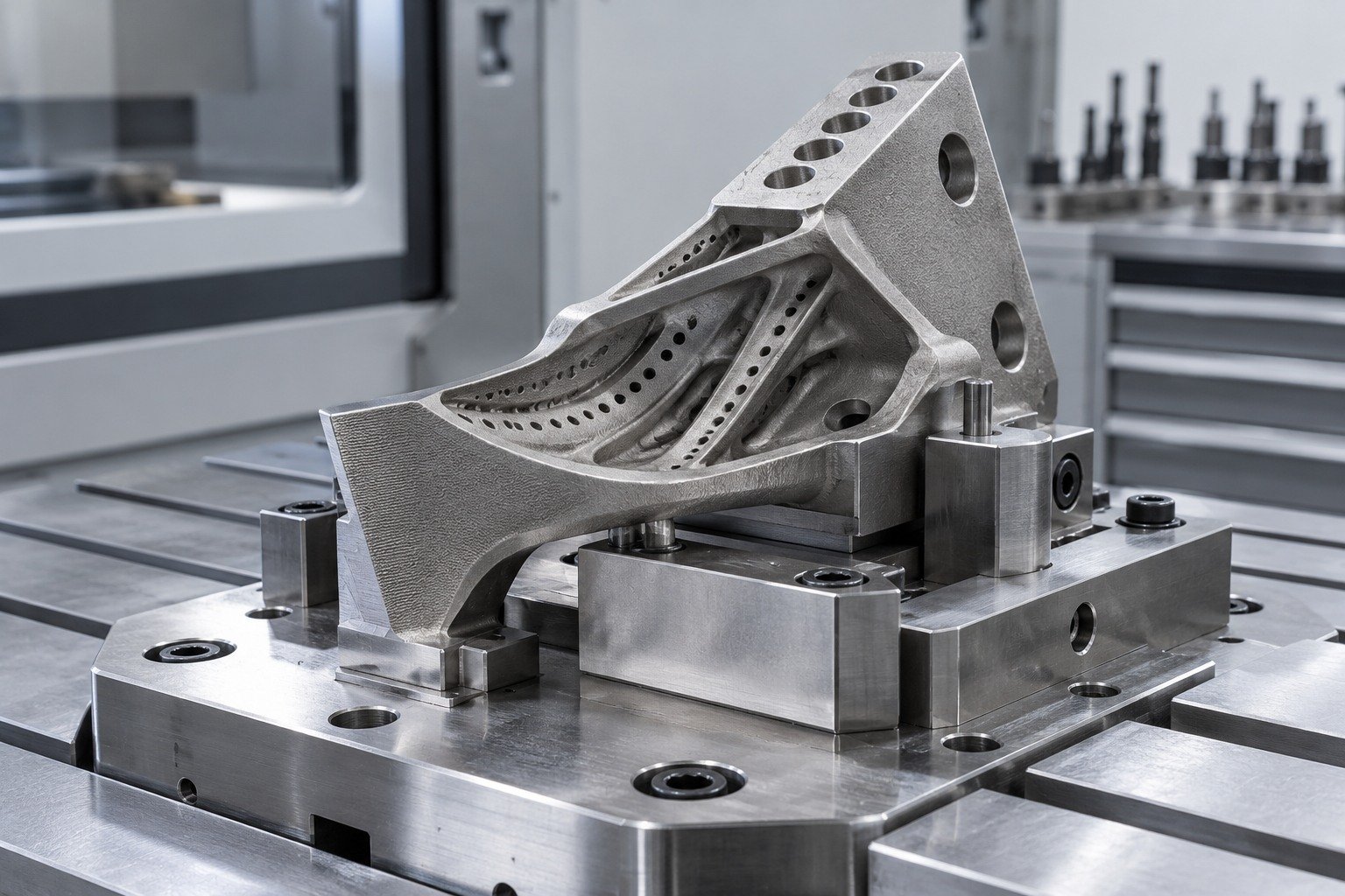 Tooling Inserts — Post-Processing — Illustrative metal additive manufacturing concept.
