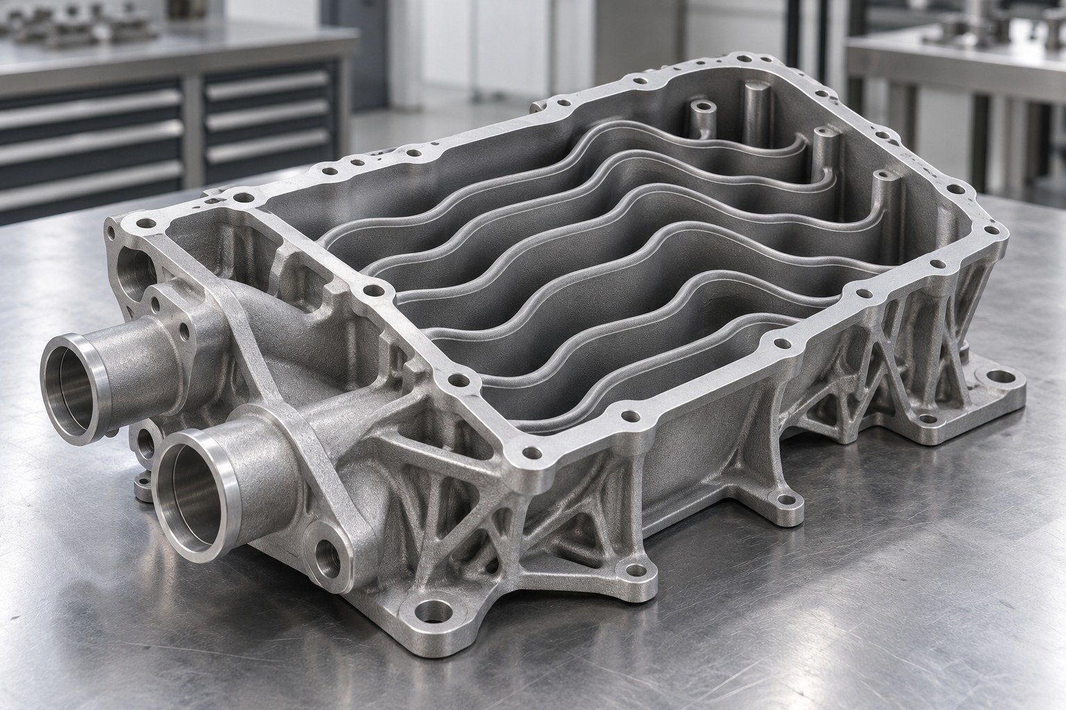 Thermal Components — Your Part — Illustrative metal additive manufacturing concept.