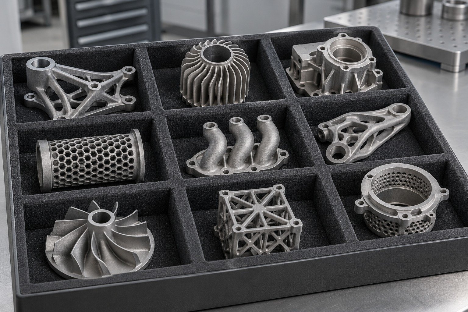 Shipment Release — Illustrative metal additive manufacturing concept.
