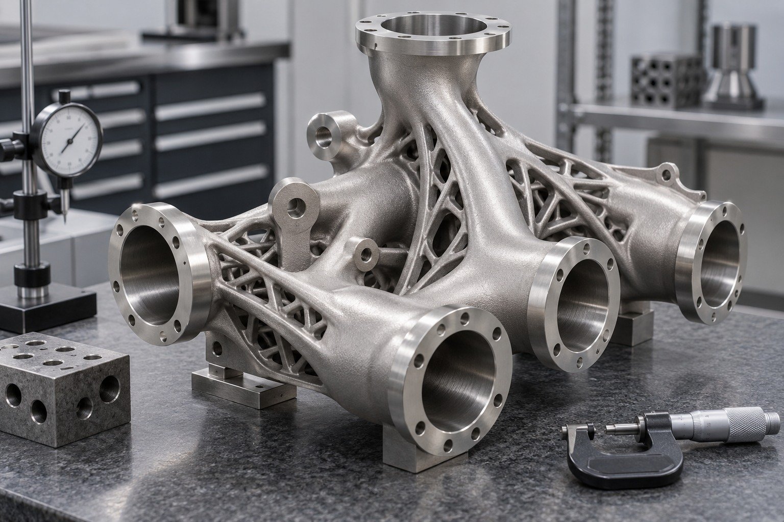 Manifolds & Housings — Acceptance — Illustrative metal additive manufacturing concept.