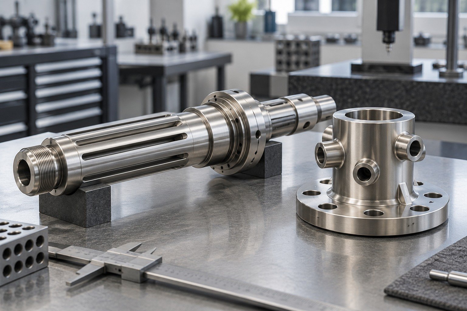 Your Custom Part — Deposit & Condition — illustrative electroless-nickel component