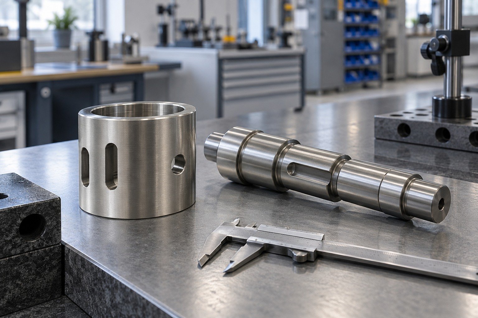 Deposit Build & Fit — illustrative electroless-nickel component