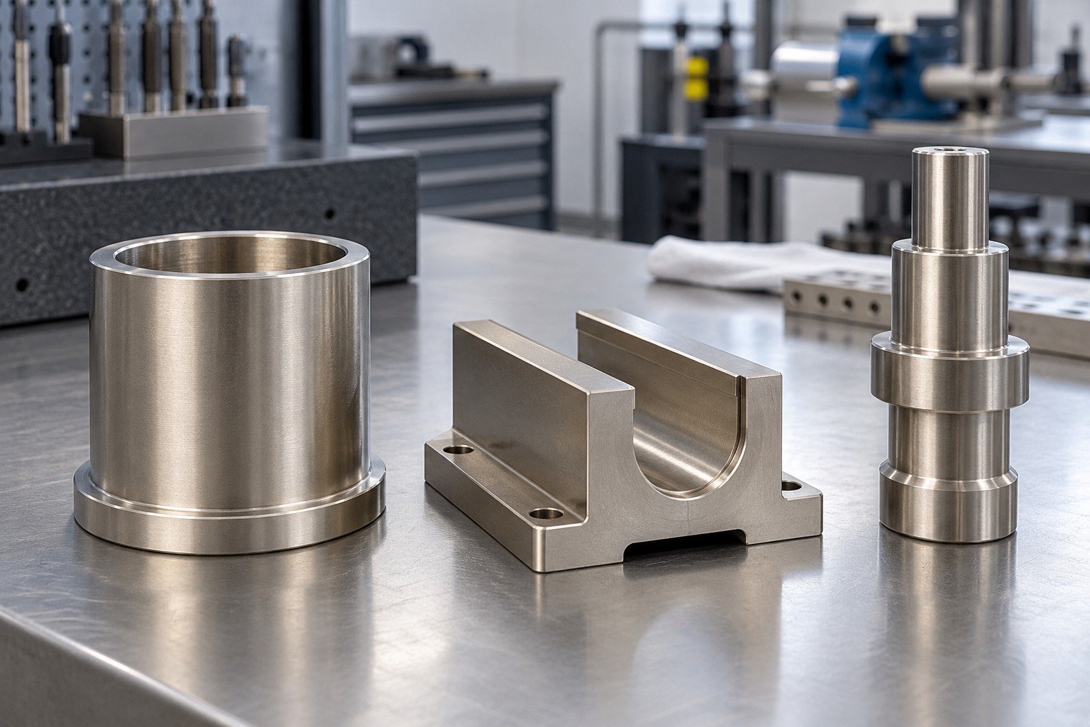 Guides & Sleeves — illustrative electroless-nickel component