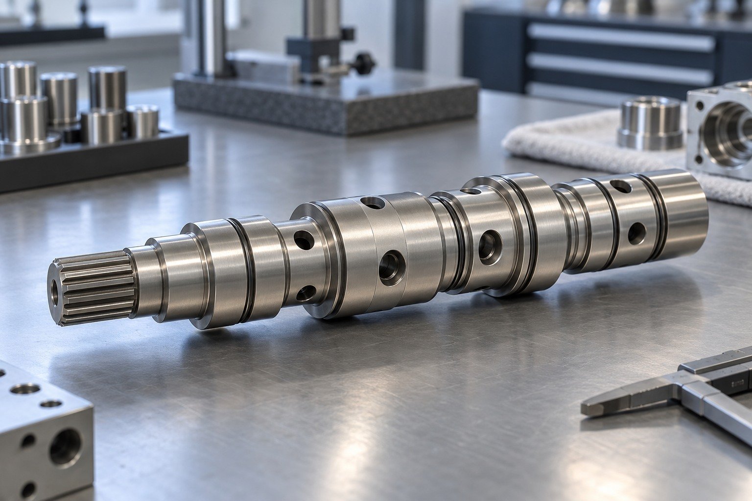 Valve & Hydraulic Parts — Your Part — illustrative electroless-nickel component