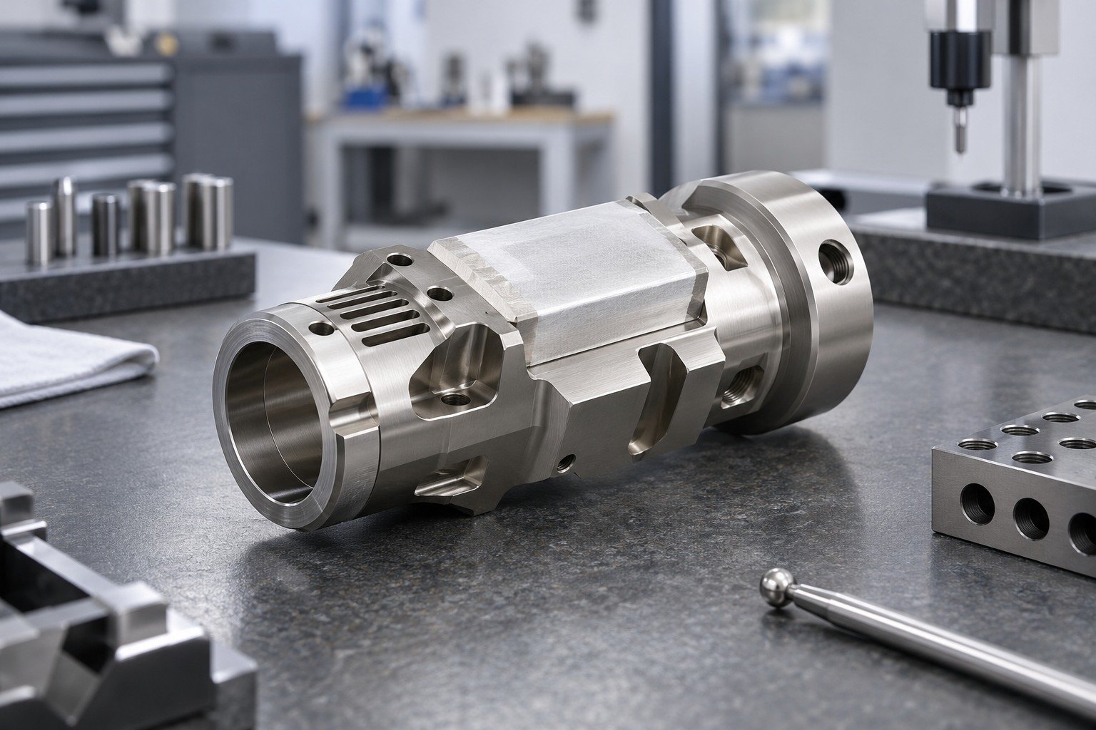 Mold & Tool Inserts — Masking & Access — illustrative electroless-nickel component
